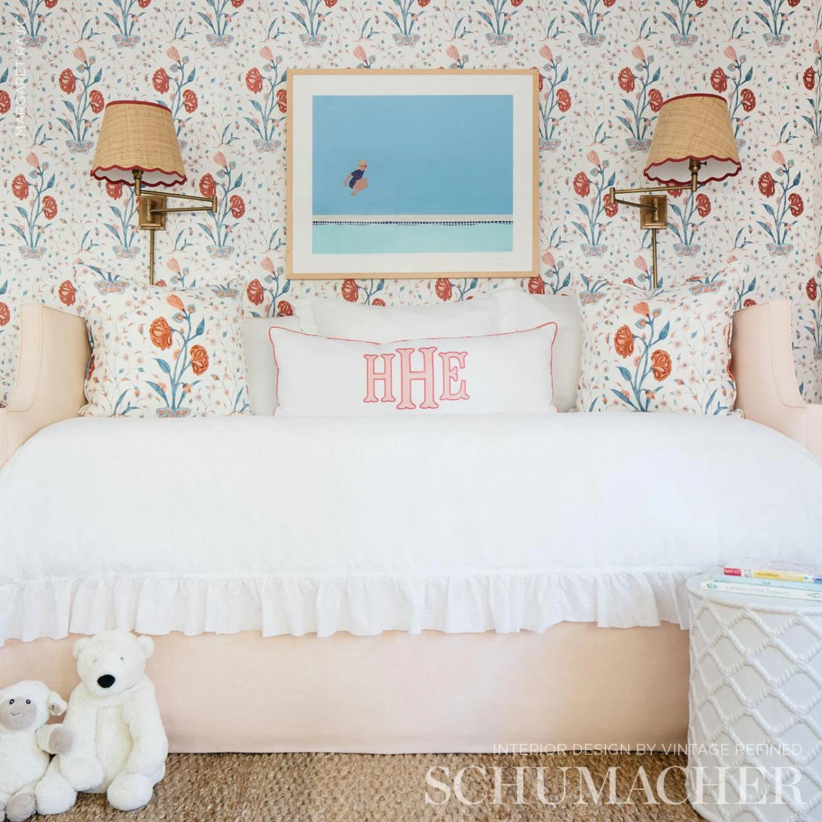 Molly mahon khilana wallpaper delft and rose