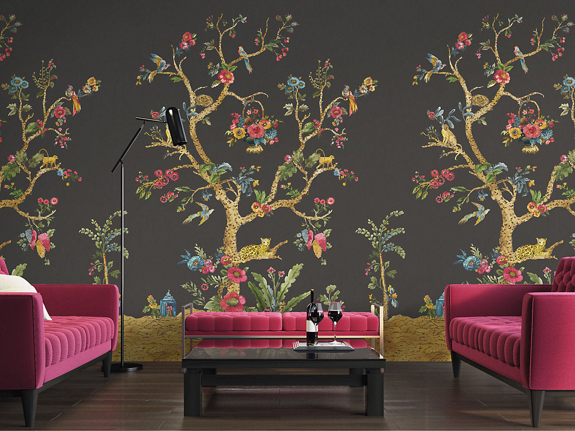 Floral | Bird | Botanical Wallpaper