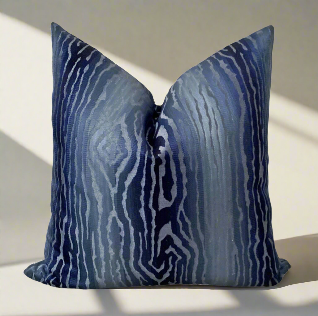 Thibaut Traduzione Navy Pillow Cover