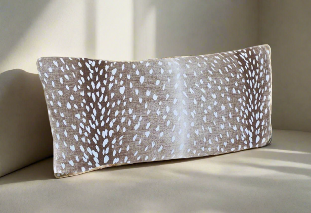 Antelope Print Pillow Lumbar Covers