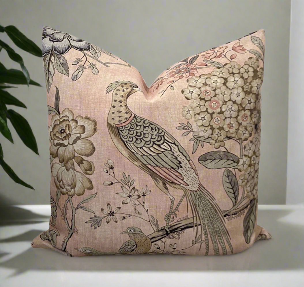 Villeneuve Blush Pillow Cover