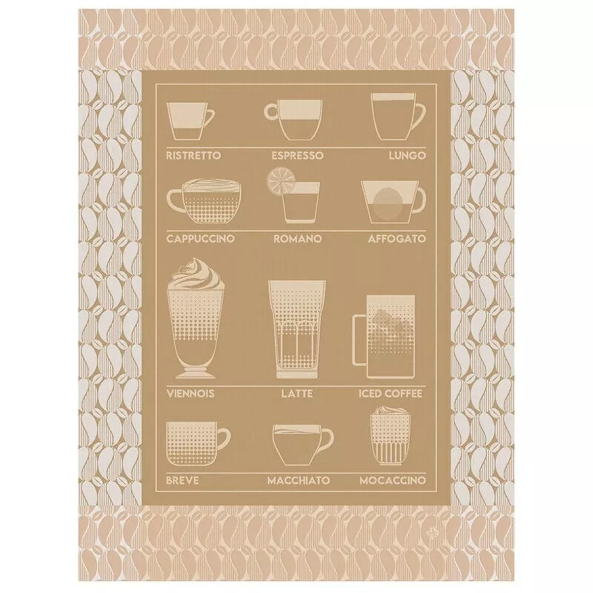 Barista Tea Towel - Latte (Beige)