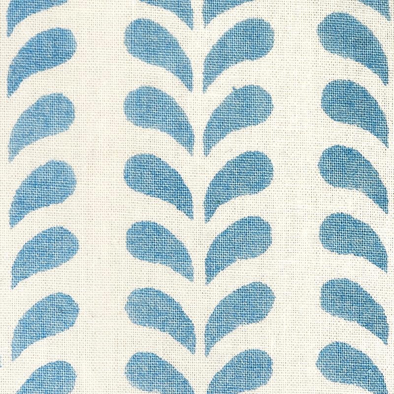Molly Mahon Bindi Block Print Fabric - Blue