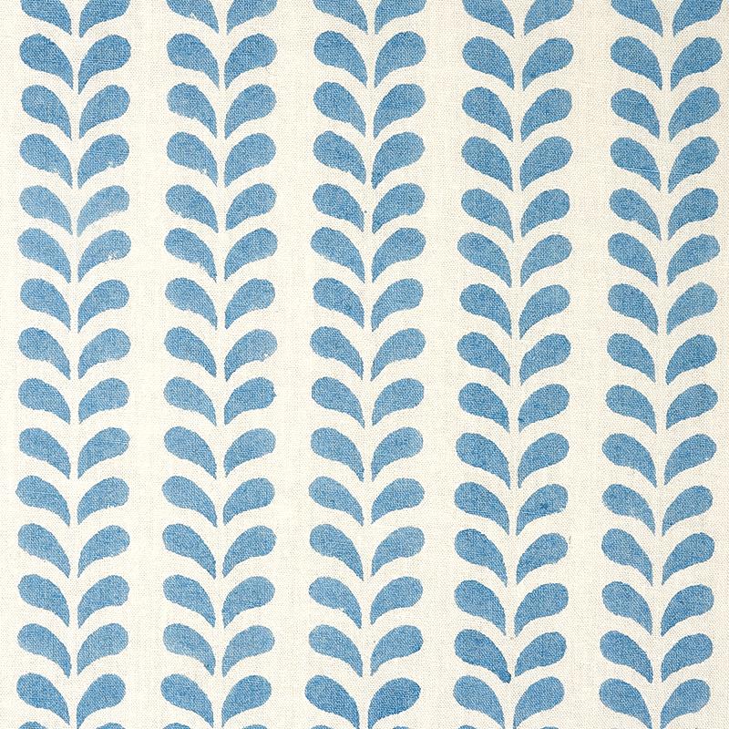Molly Mahon Bindi Block Print Fabric - Blue