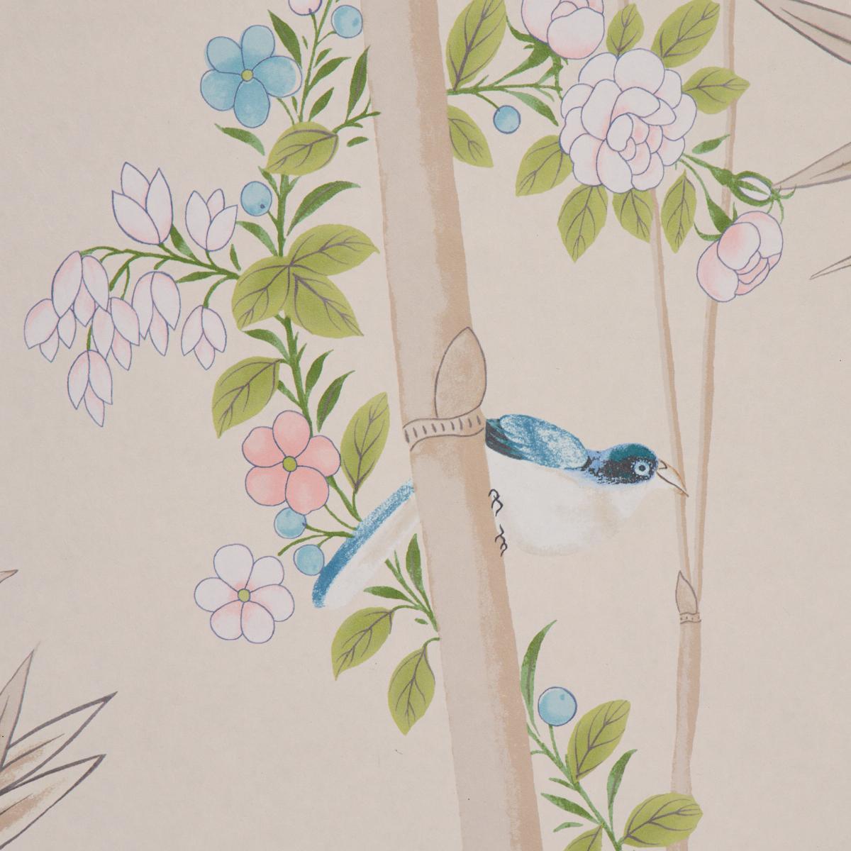 Schumacher Brighton Pavilion Panel Walllpaper - Alabaster