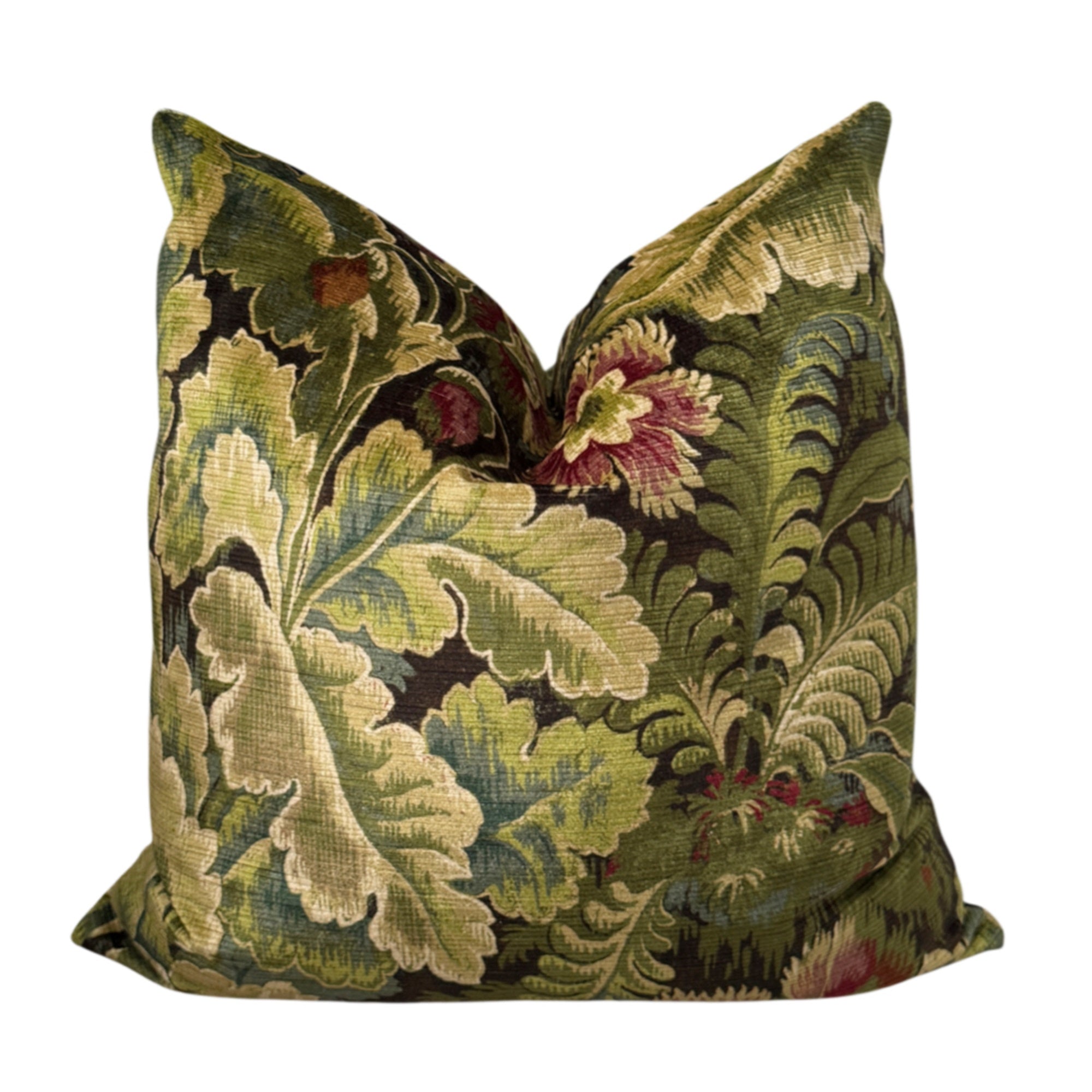 Chelsea Velvet Pillow Cover - Fern And Mulbery