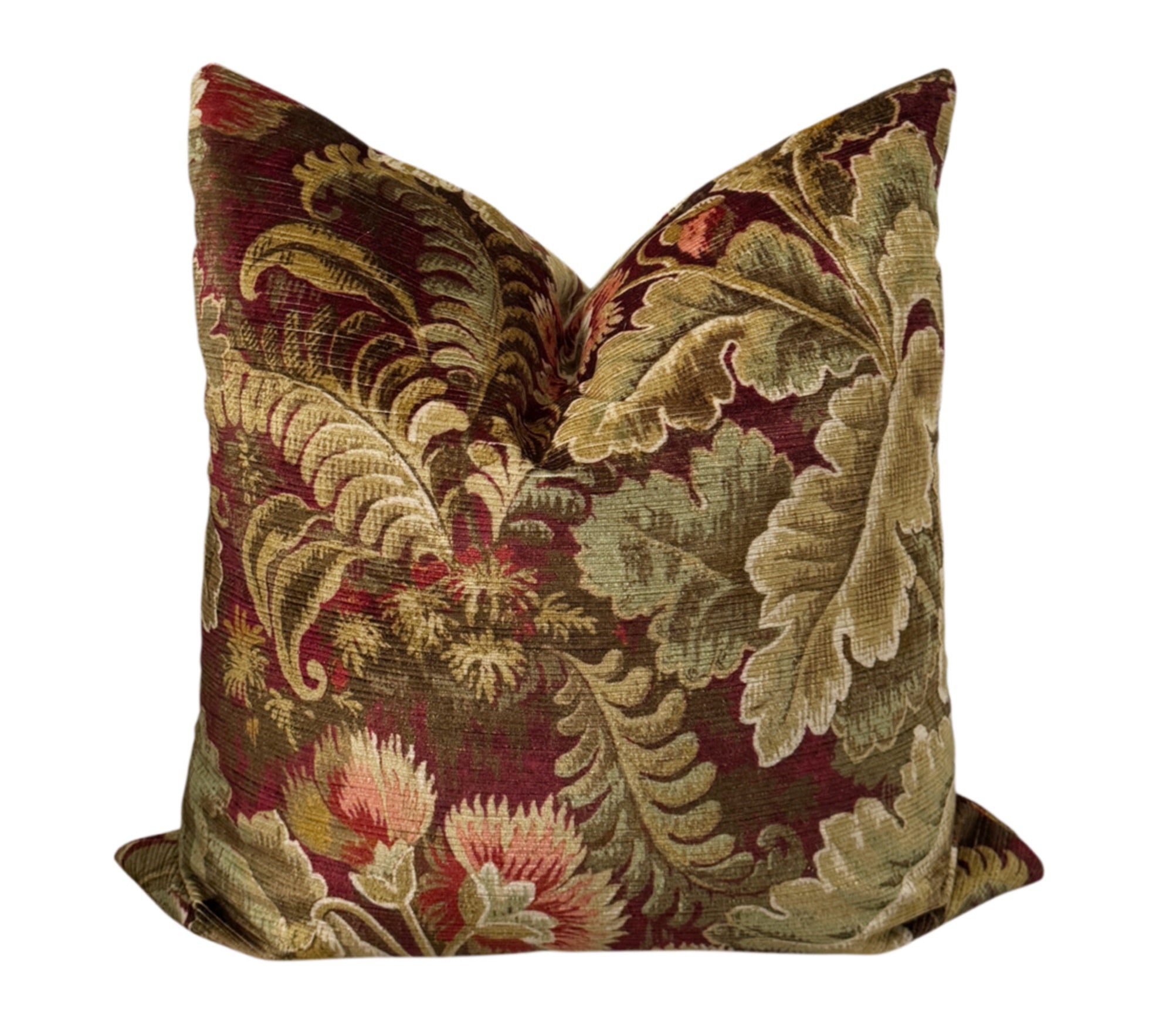 Chelsea Velvet Pillow Cover - Plum and Rhubarb