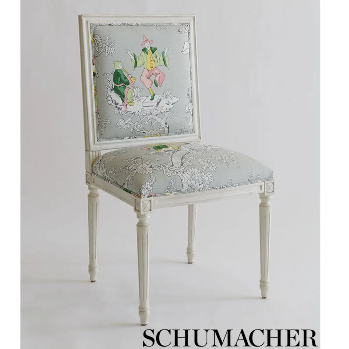 Schumacher Chinoisierie Moderne Fabric - Aqua