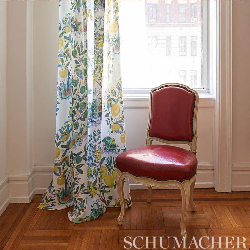 Citrus Garden Sheer Fabric - Primary
