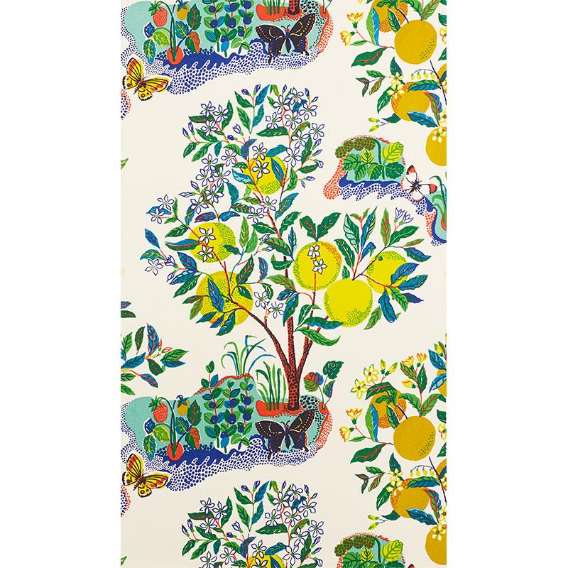 Schumacher Citrus Garden Wallpaper Panels - Primary