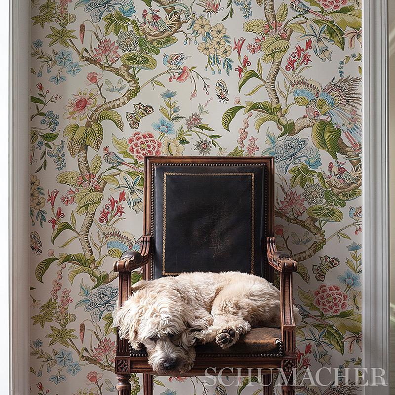 Schumacher Cranley Garden Wallpaper - Document