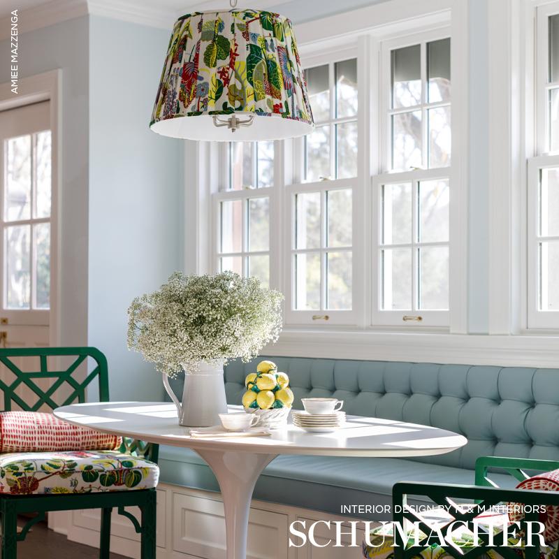 Schumacher Exotic Butterfly Linen Fabric - Multi