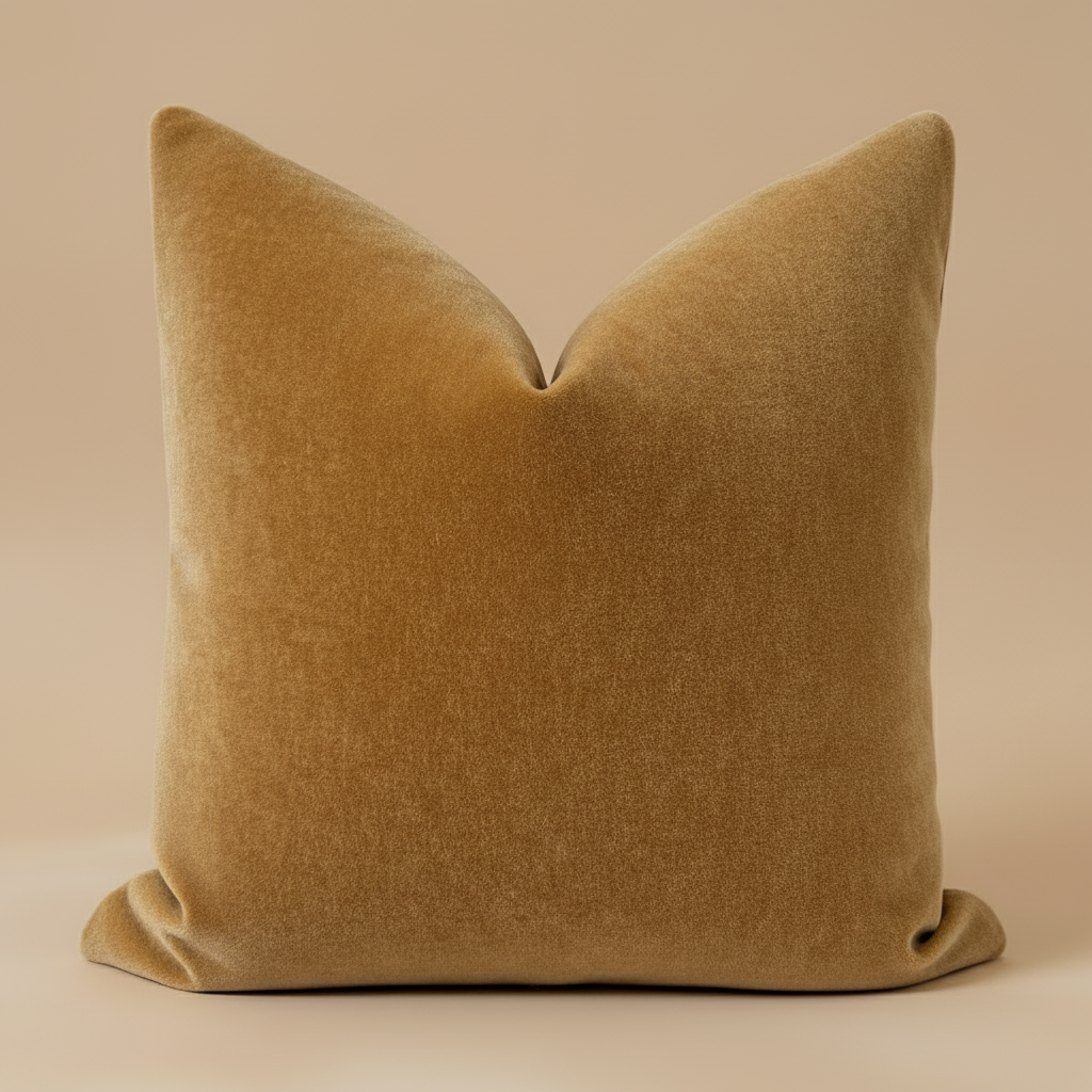 Marly & Mohair Luxury Verdure Velvet Pillow Cover - Forest Greens