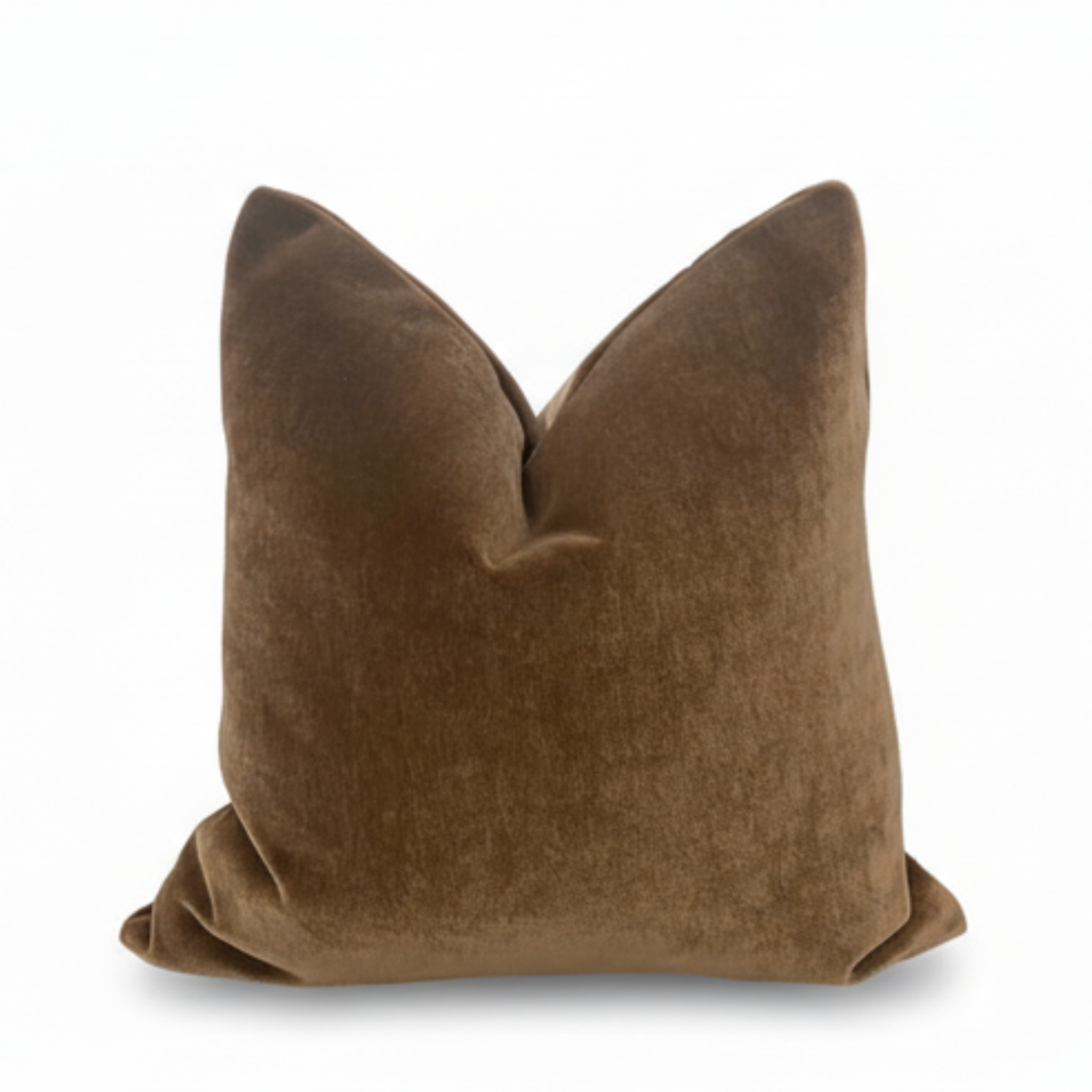Mohair Pillow Cover in Hickory
