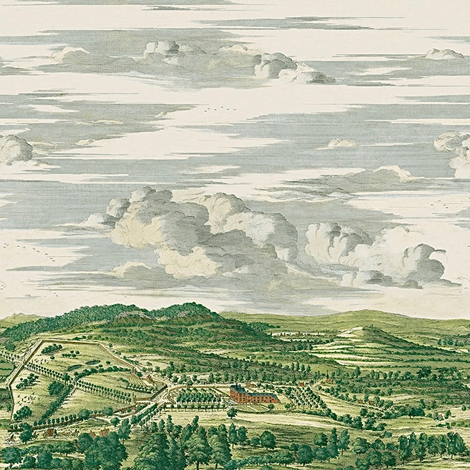 Thibaut Whitcombe Park Mural Wallpaper - Natural