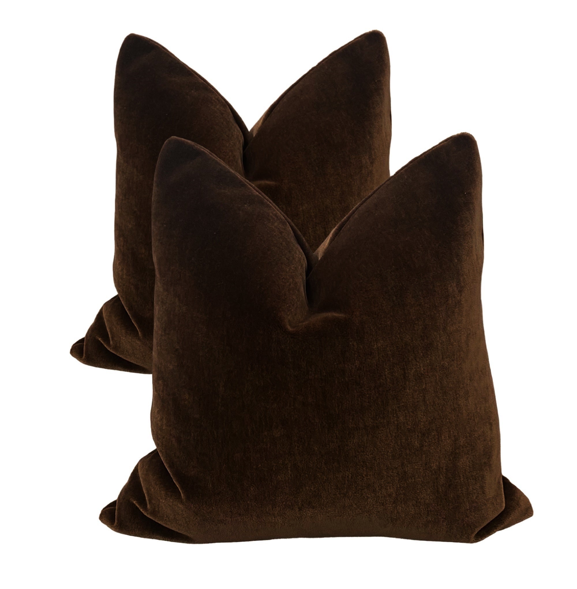 Mohair Pillow Cover in Italian Roast