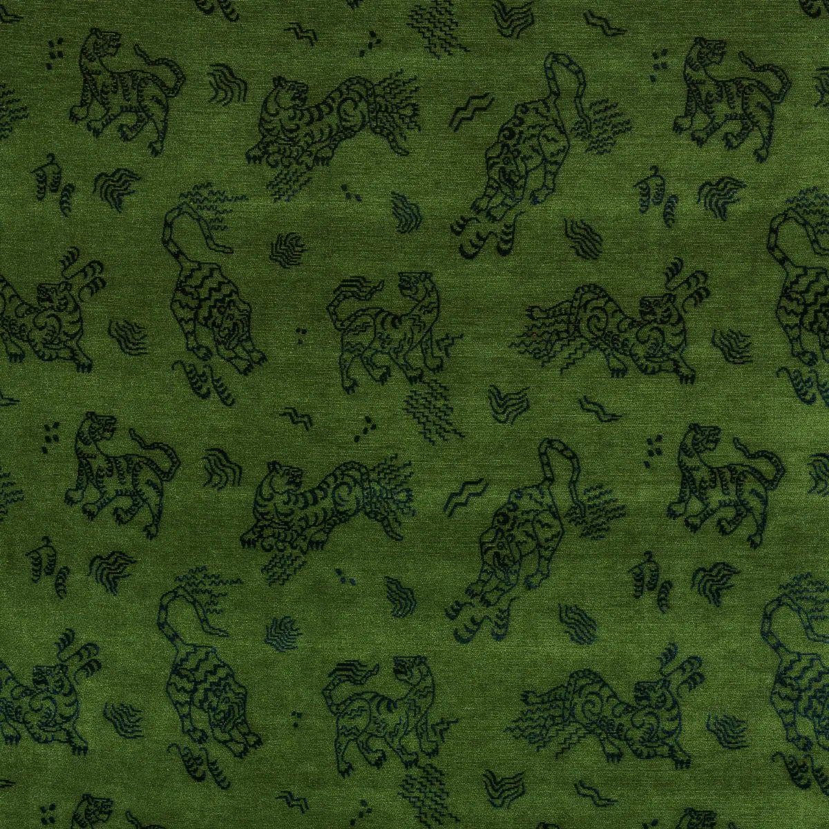 Schumacher Kinabalu Velvet Fabric - Emerald