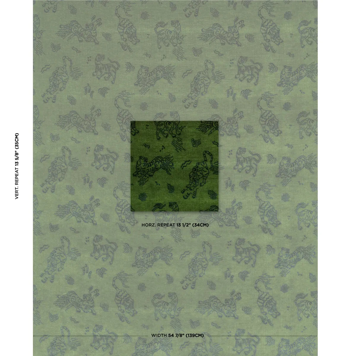 Schumacher Kinabalu Velvet Fabric - Emerald