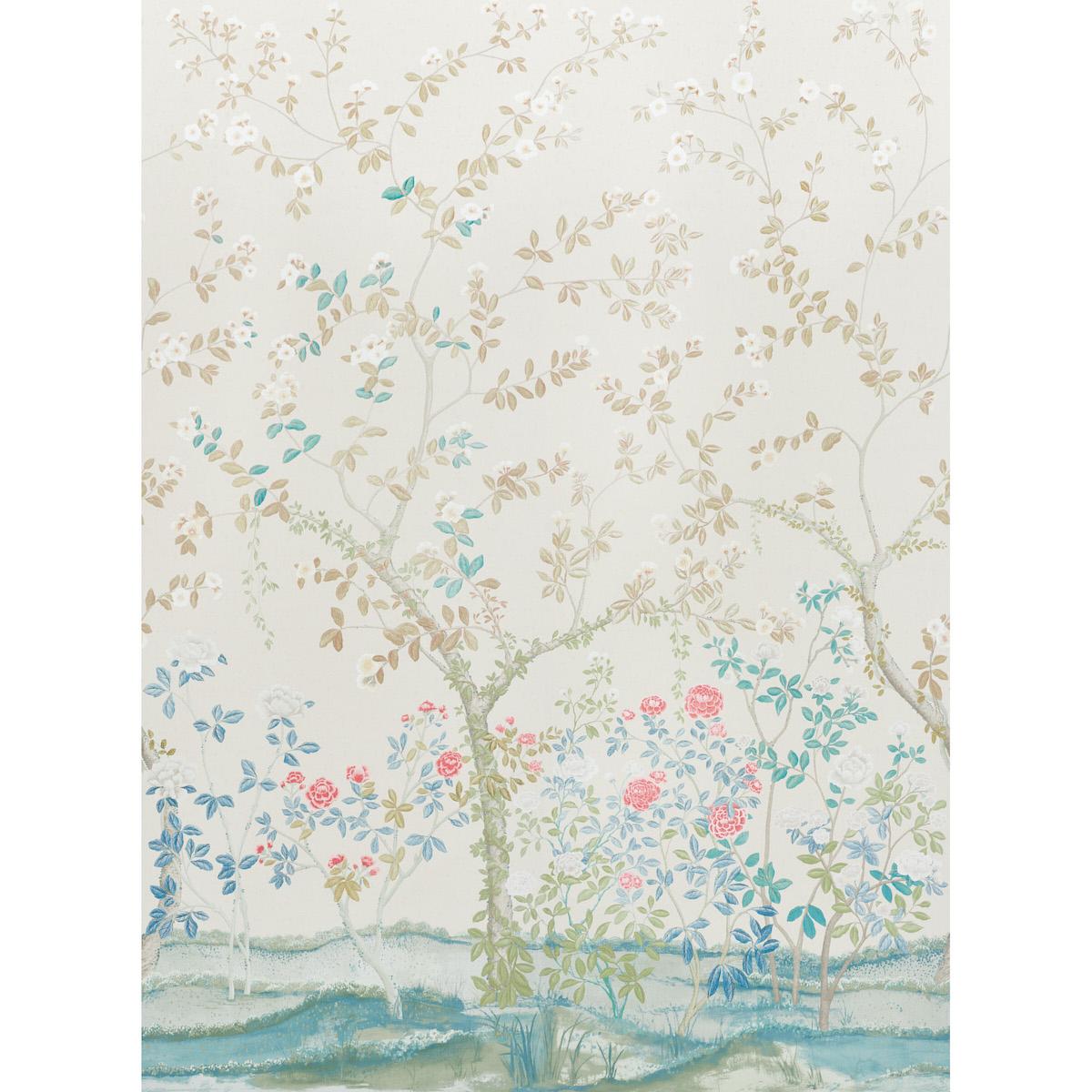 Schumacher Madame De Pompadour (Wide Width) Panel Set Wallpaper - Alabaster