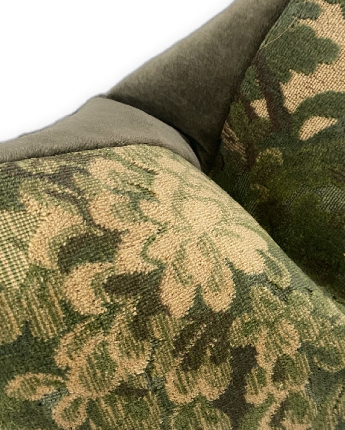 Scalamandré Marly Velvet Fabric - Forest Greens