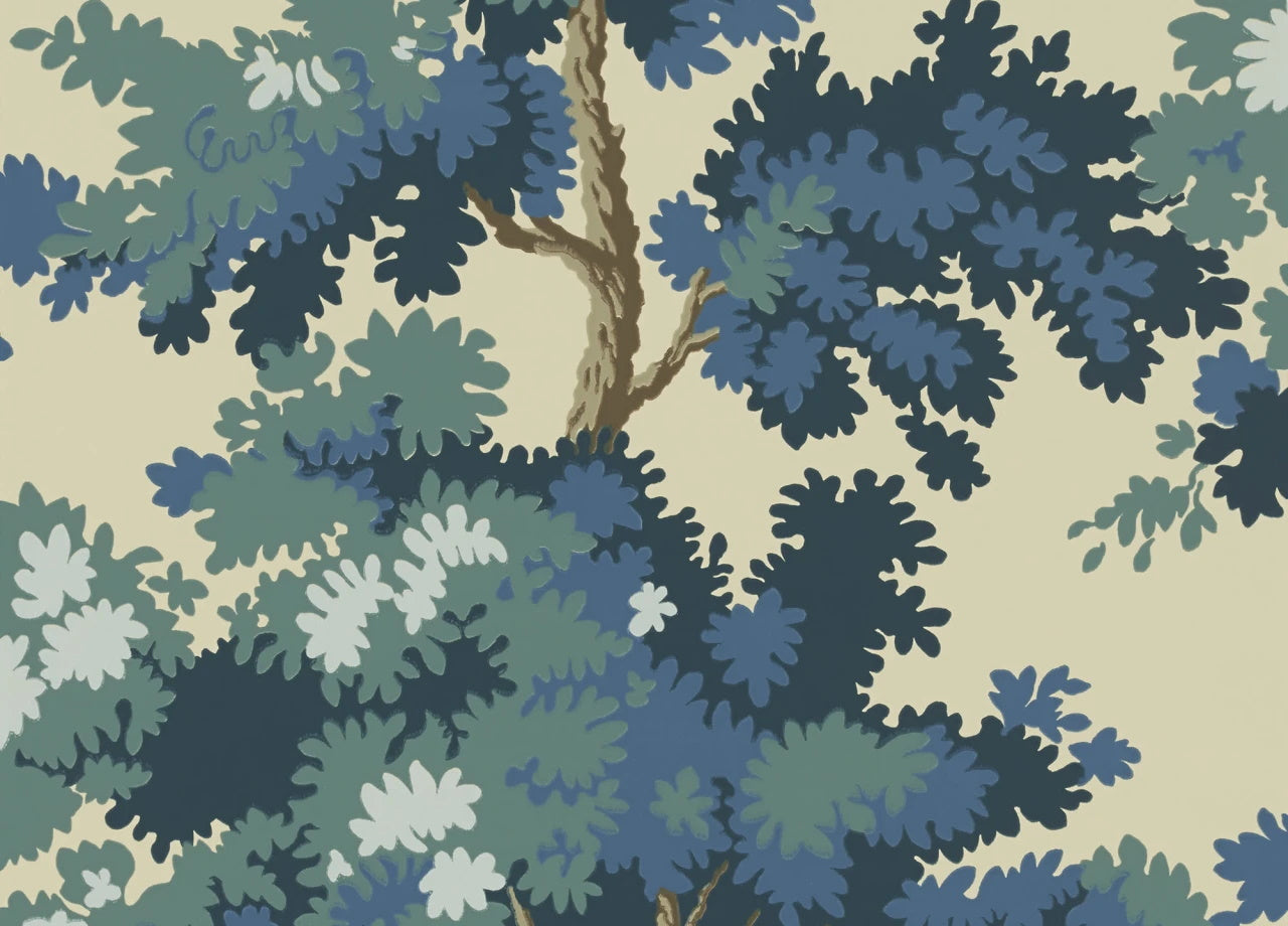 Sandberg Raphael Wallpaper - Blue