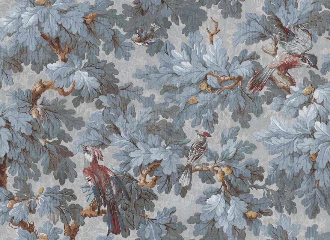Sandberg Benjamin Wallpaper - Misty Blue
