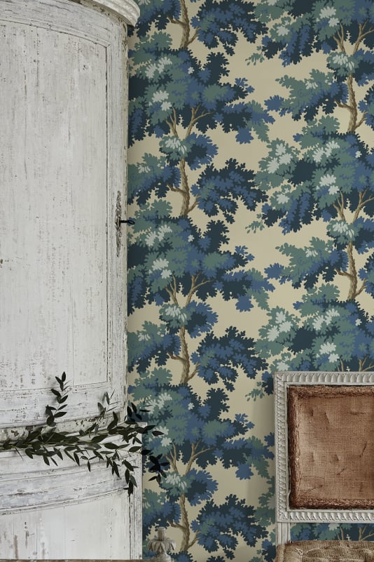 Sandberg Raphael Wallpaper - Blue