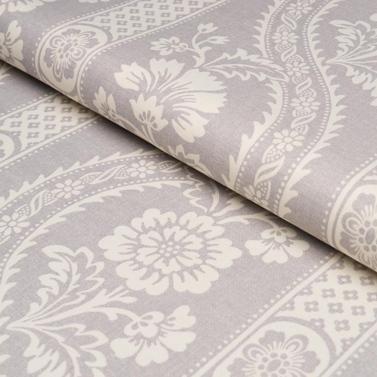 Schumacher Versailles Fabric - Grey