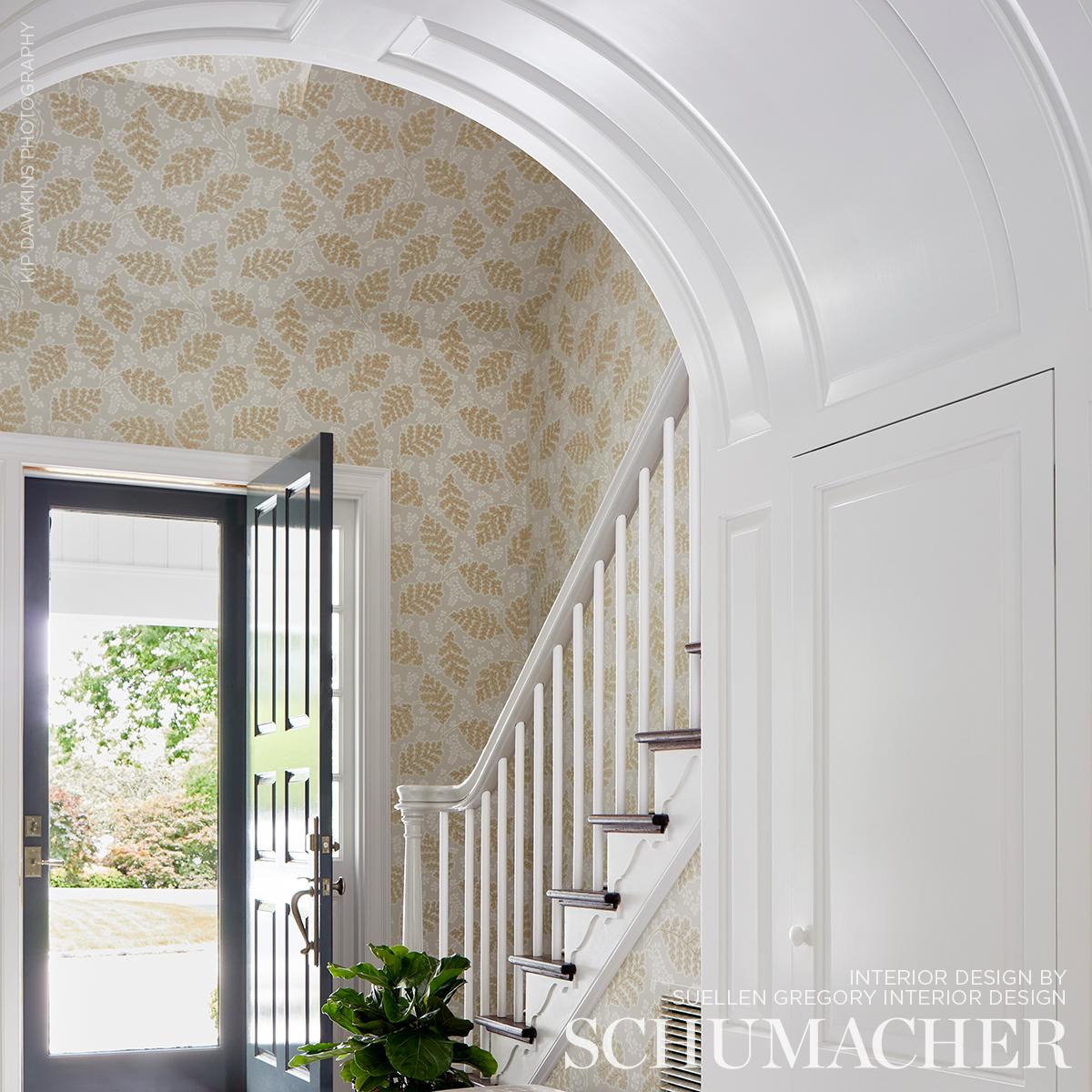 Schumacher Estelle Wallpaper - Neutral