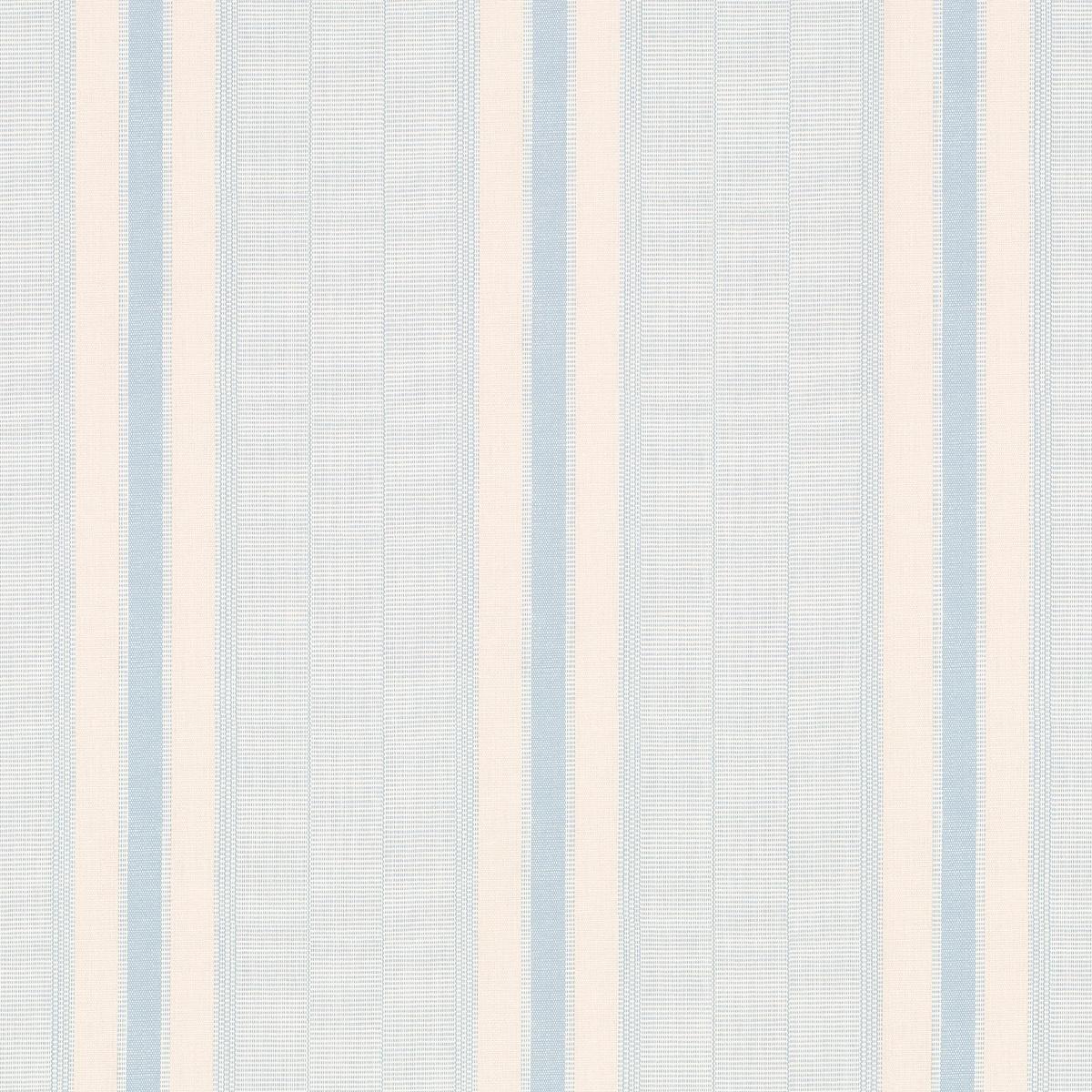 Schumacher Ipala Stripe Vinyl Wallpaper - Sky
