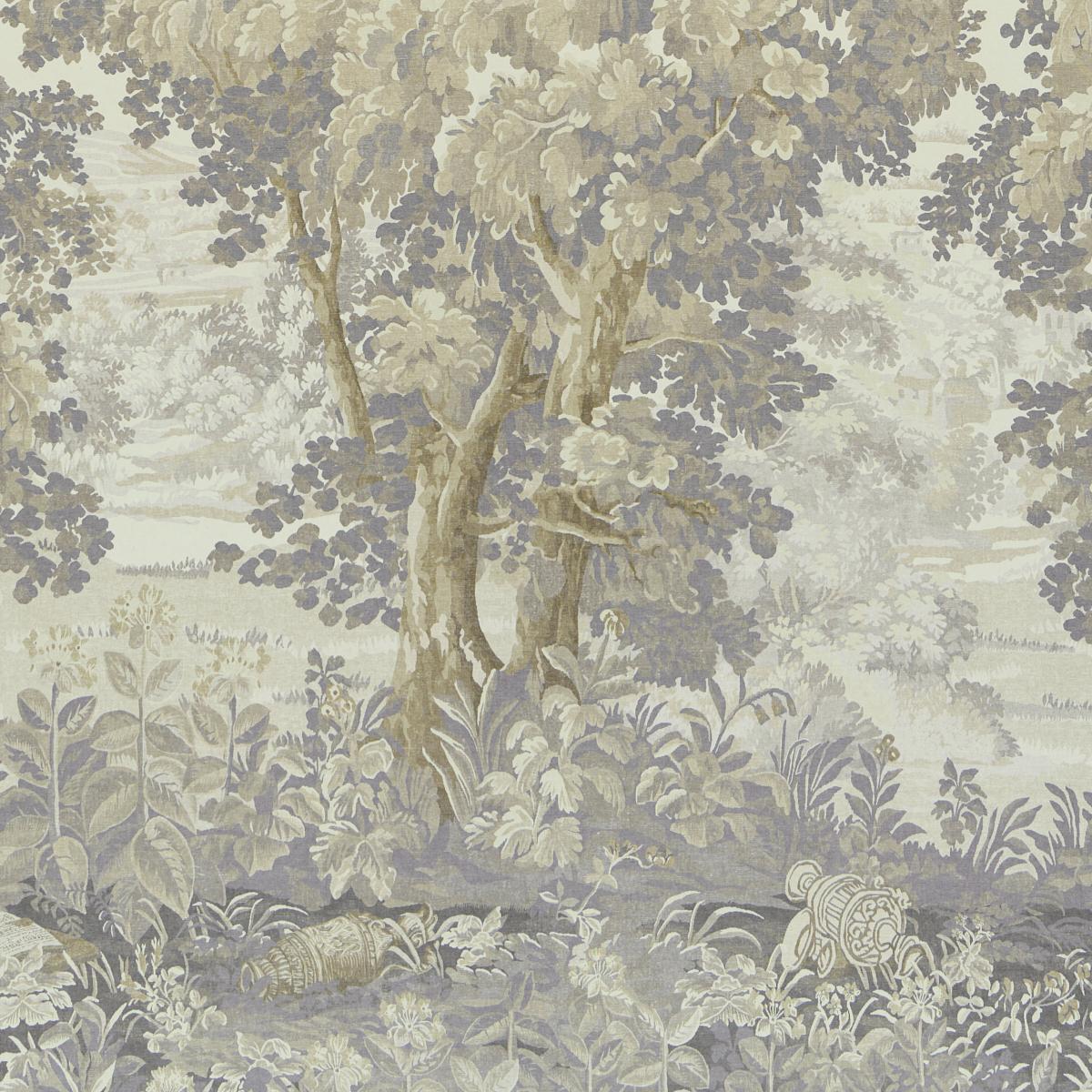 Schumacher La Forêt Wallpaper 3 Panel Set - Oyster Forest