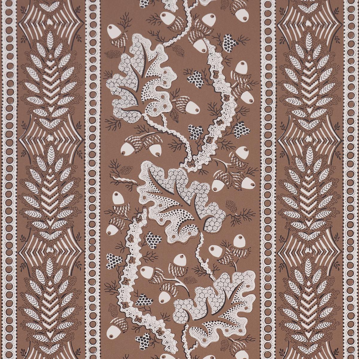 Schumacher Richmond House Wallpaper - Mocha