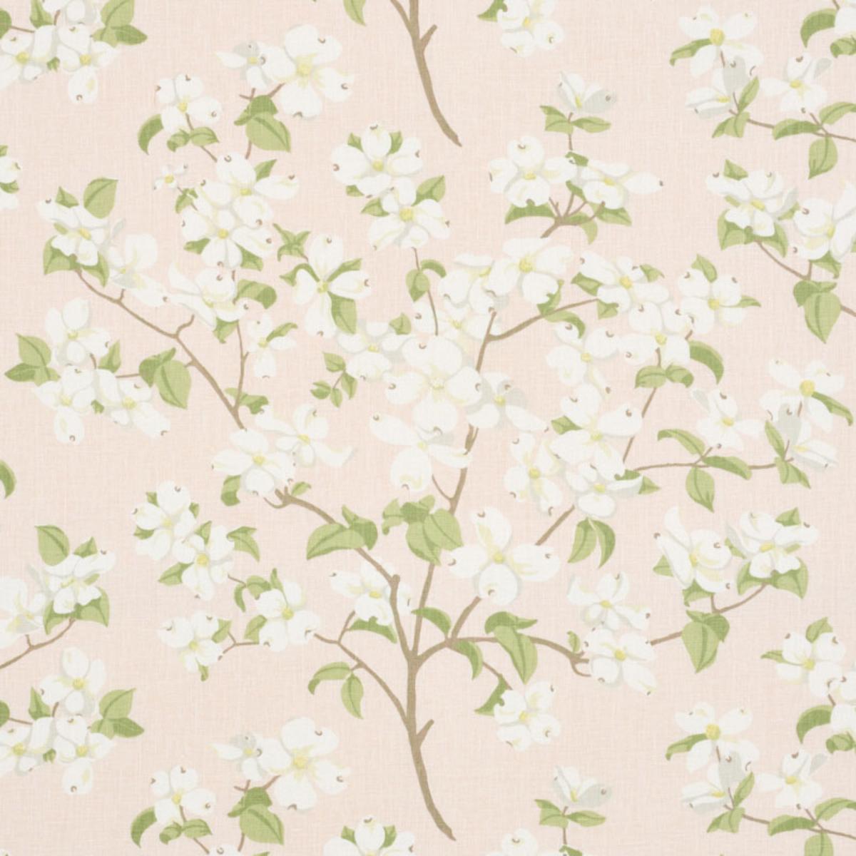 Schumacher Blooming Branch Fabric - Blush