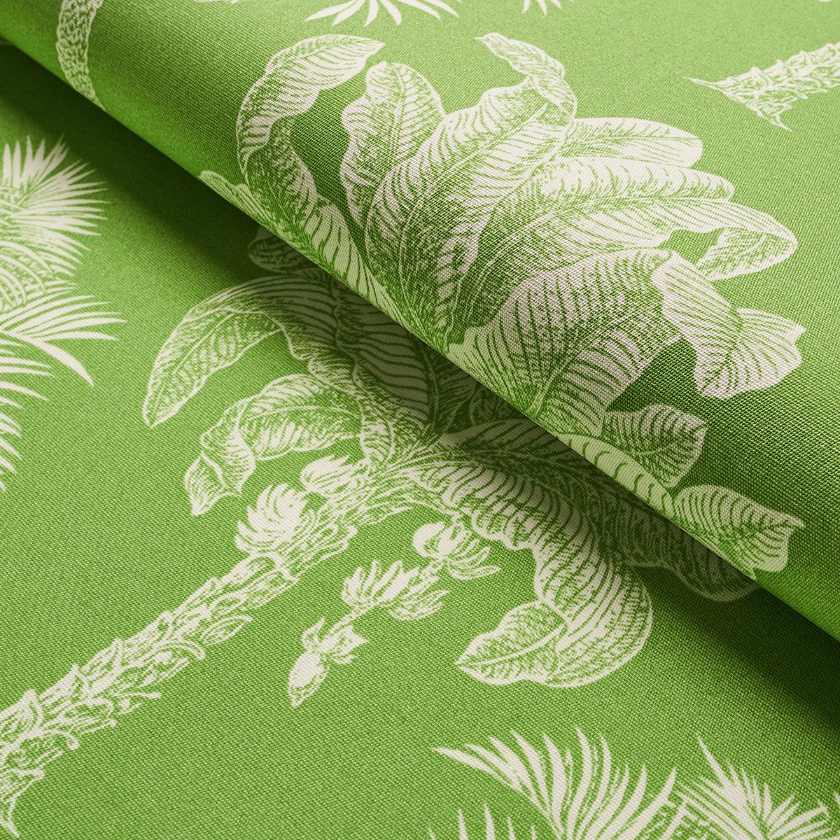 Schumacher Grand Palms Indoor Outdoor Fabric - Green