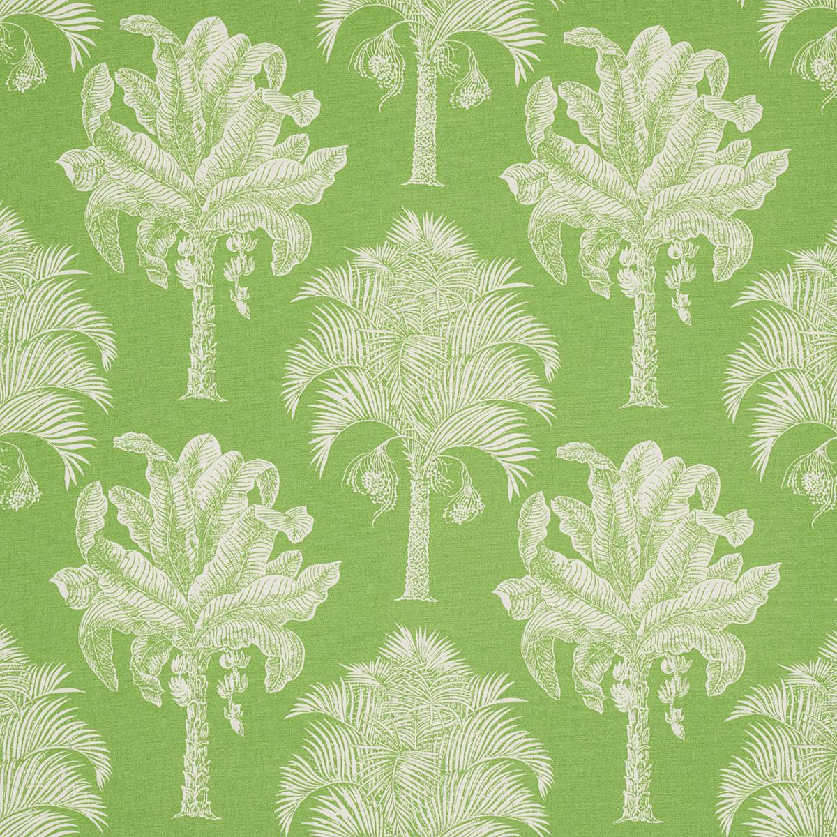 Schumacher Grand Palms Indoor Outdoor Fabric - Green