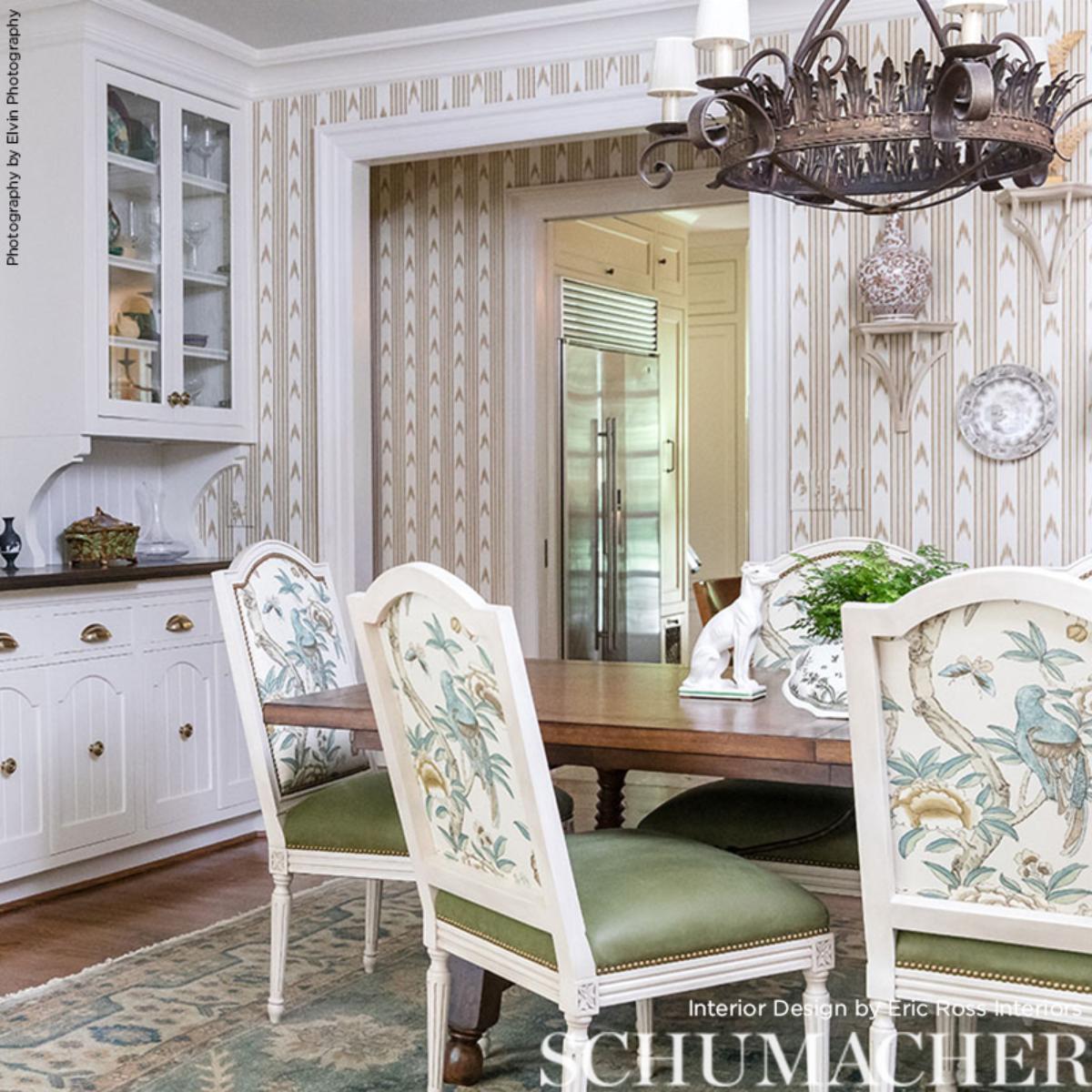 Schumacher Santa Barbara Ikat Wallpaper - Neutral