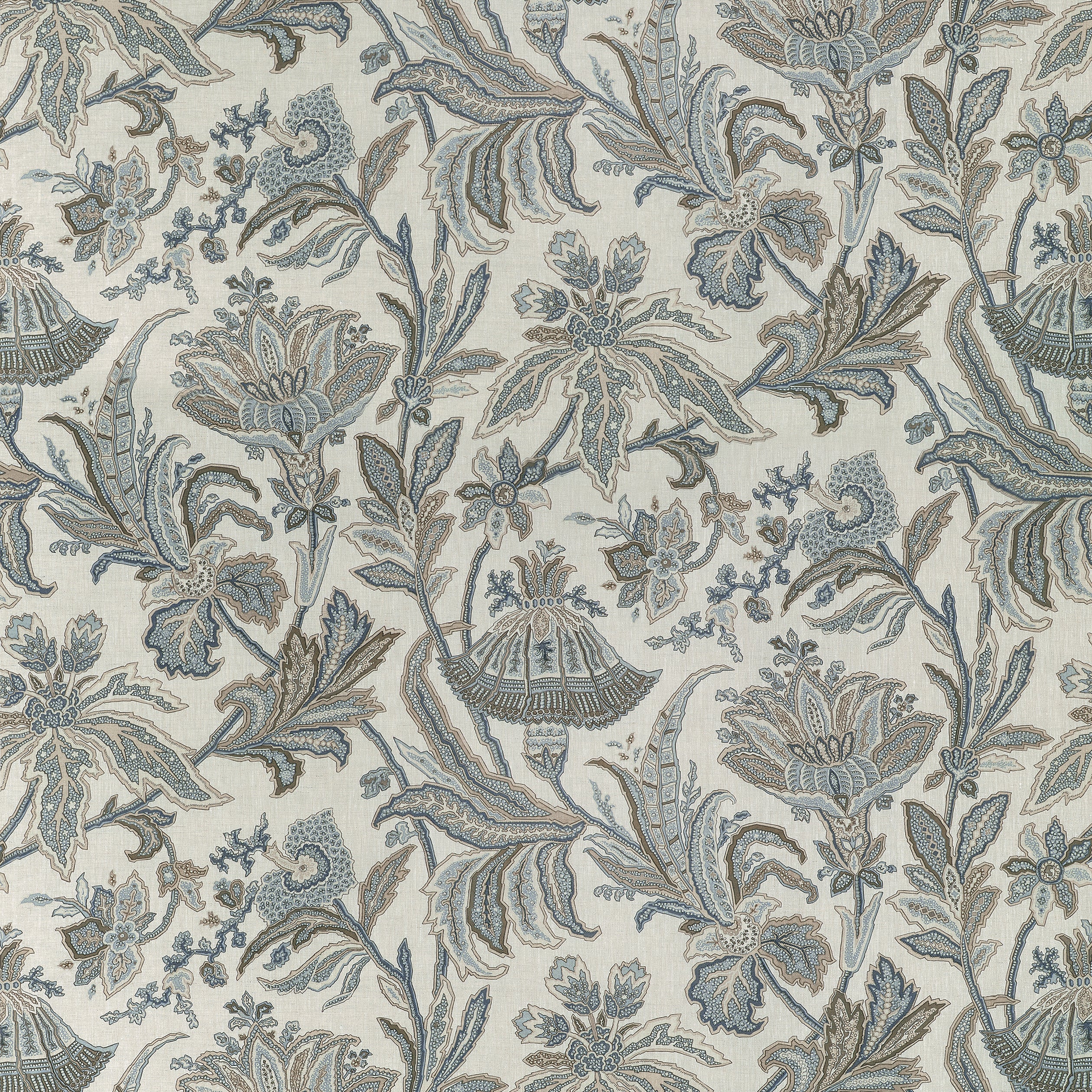 Thibaut Breckenridge Fabric - Grey and Beige