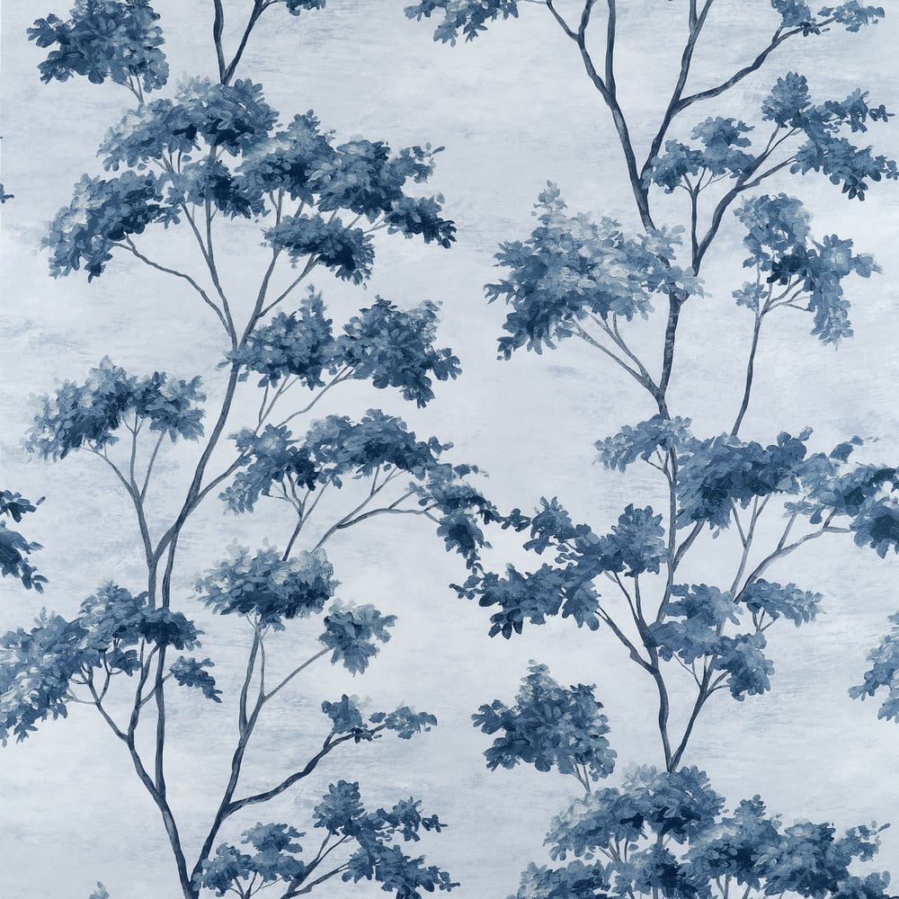 Anna French Dalton Fabric - Blue and White