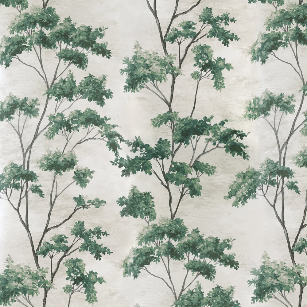 Anna French Dalton Wallpaper - Green on Pearl