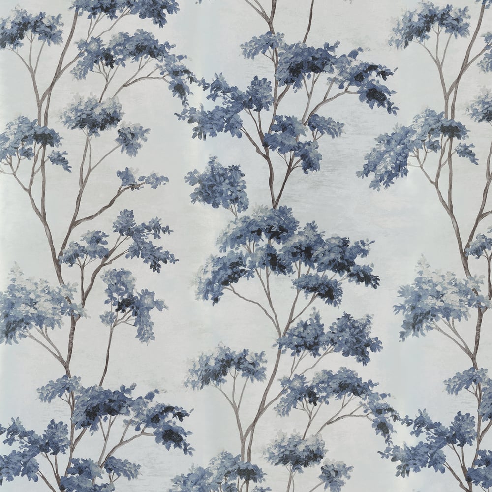 Anna French Dalton Wallpaper -Spa Blue on Pearl