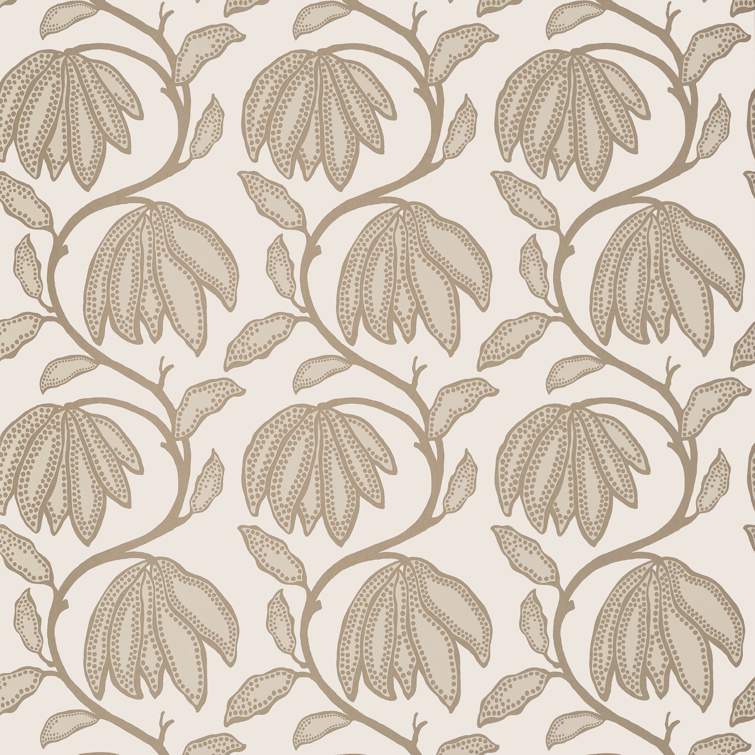Thibaut Desert Flower Wallpaper - Birch