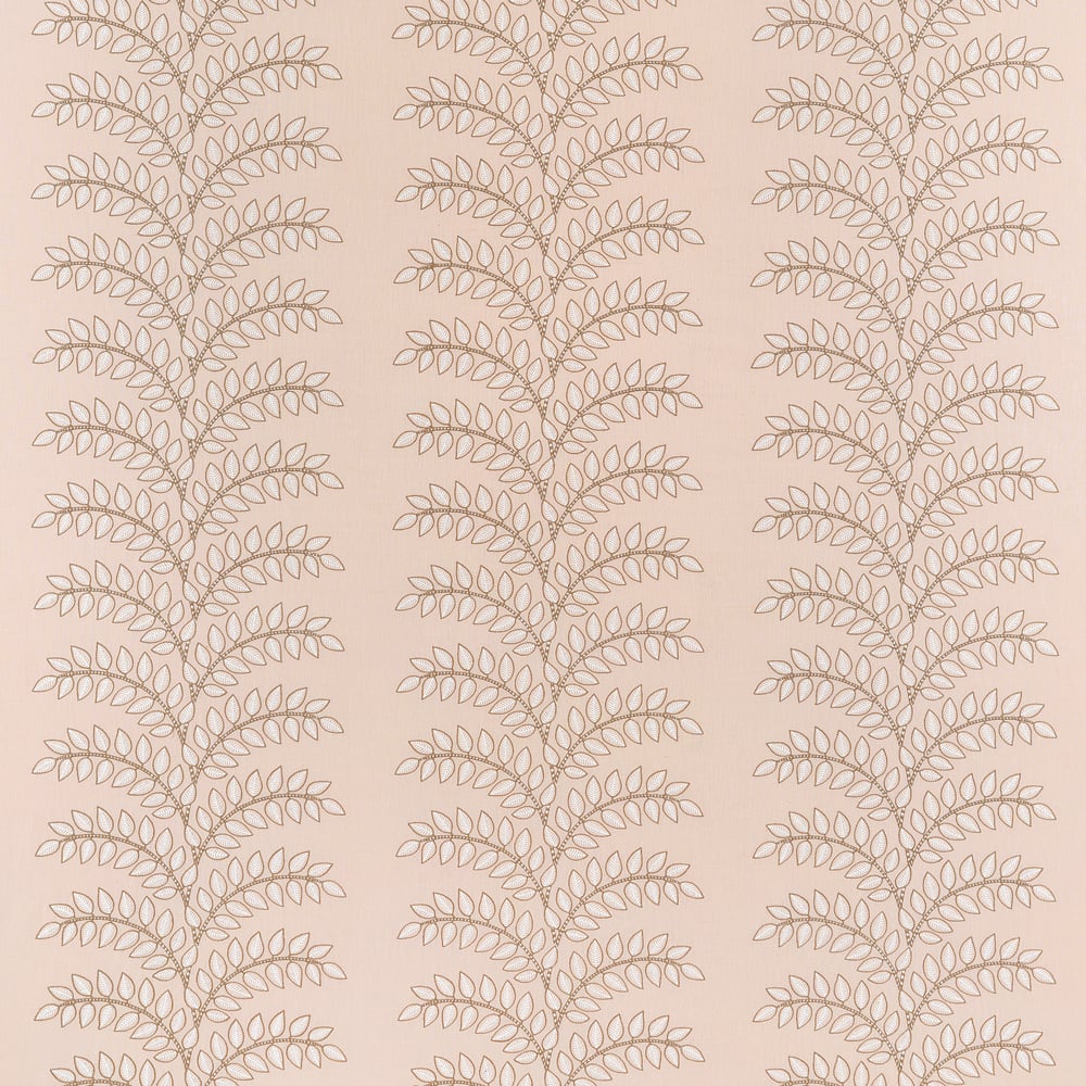Anna French Frondescence Enbroidery Fabric - Blush