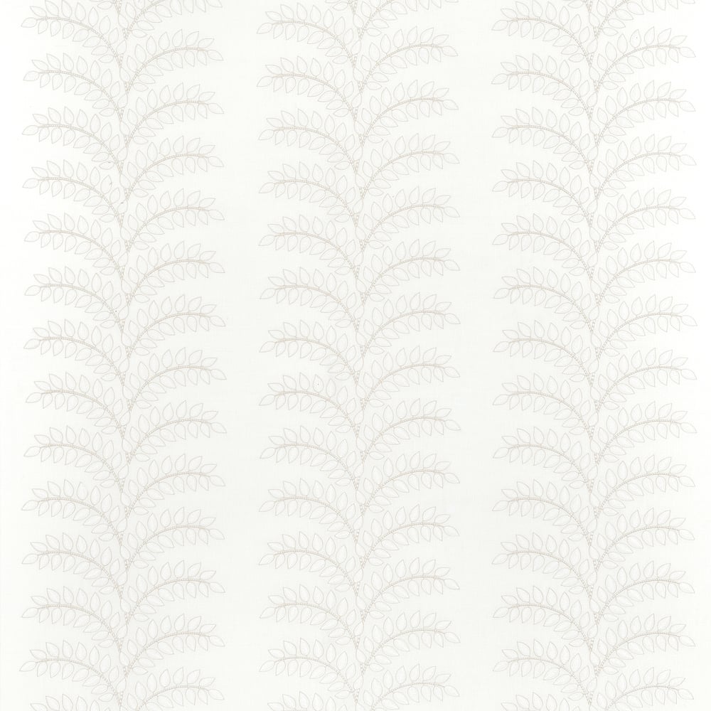 Anna French Frondescence Enbroidery Fabric - Off White