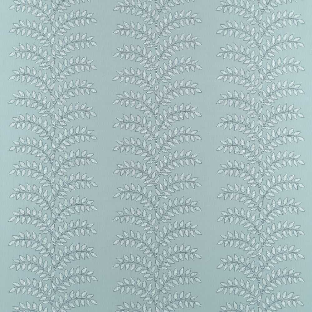 Anna French Frondescence Enbroidery Fabric - Robin's Egg