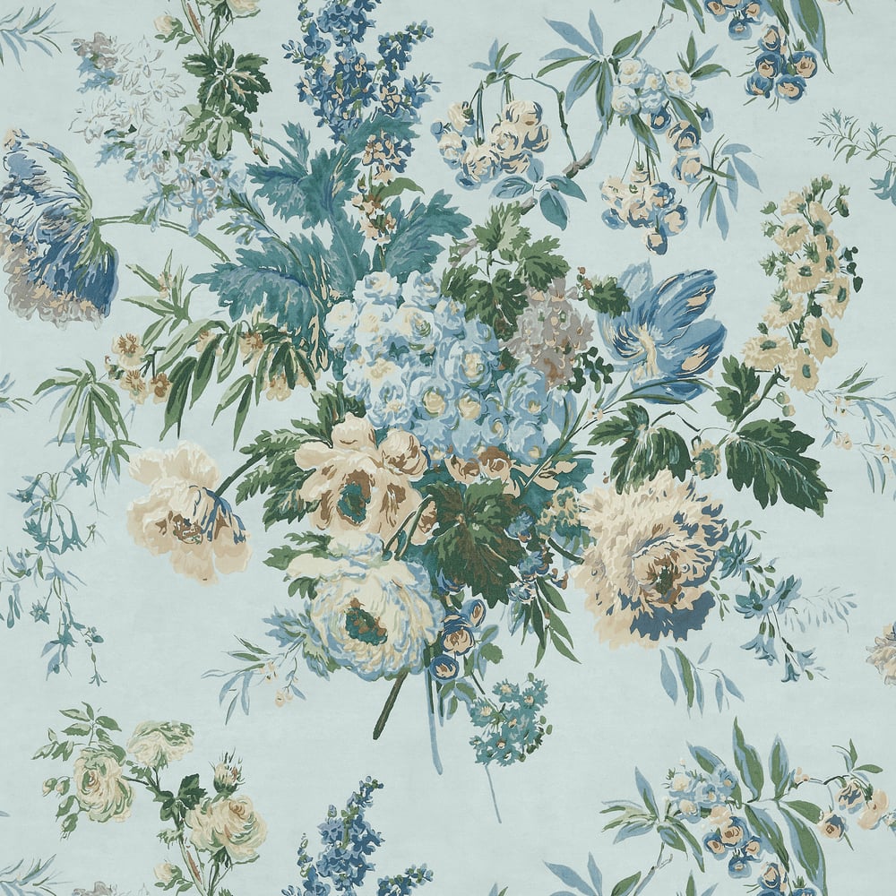 Anna French Garden Club Wallpaper - Blue
