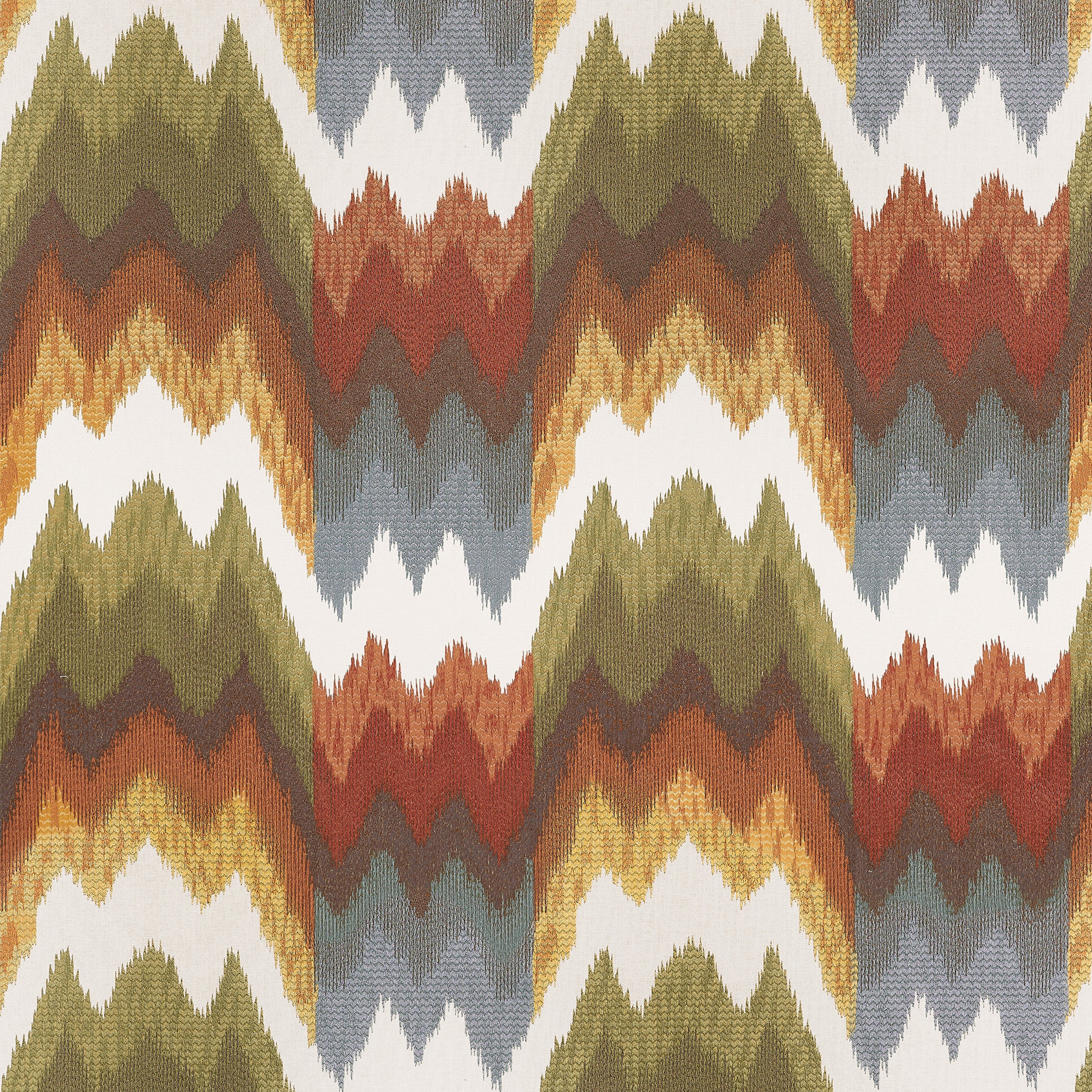Thibaut Kamut Embroidery Fabric - Autumn