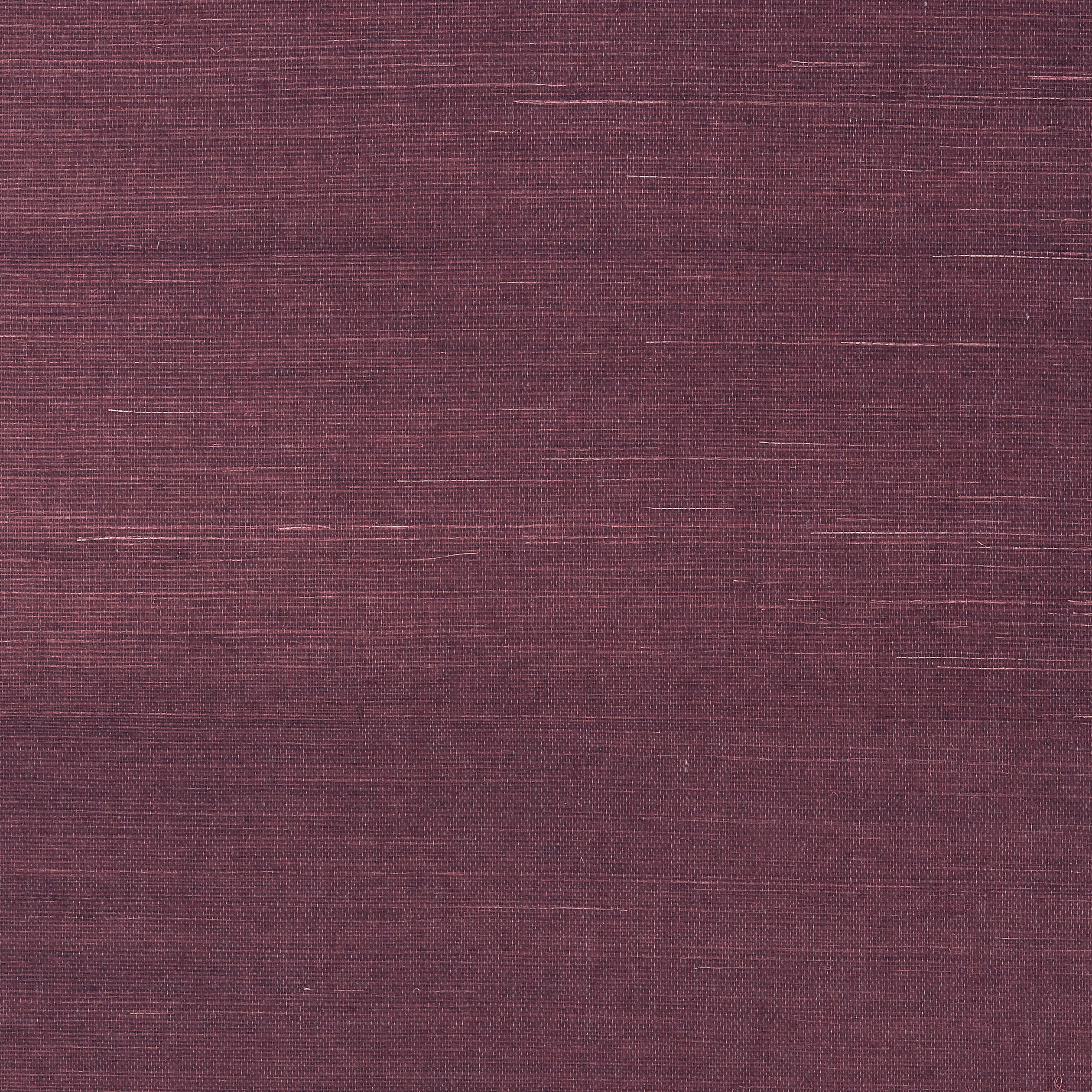 Thibaut Shang Extra Fine Sisal Wallpaper - Plum
