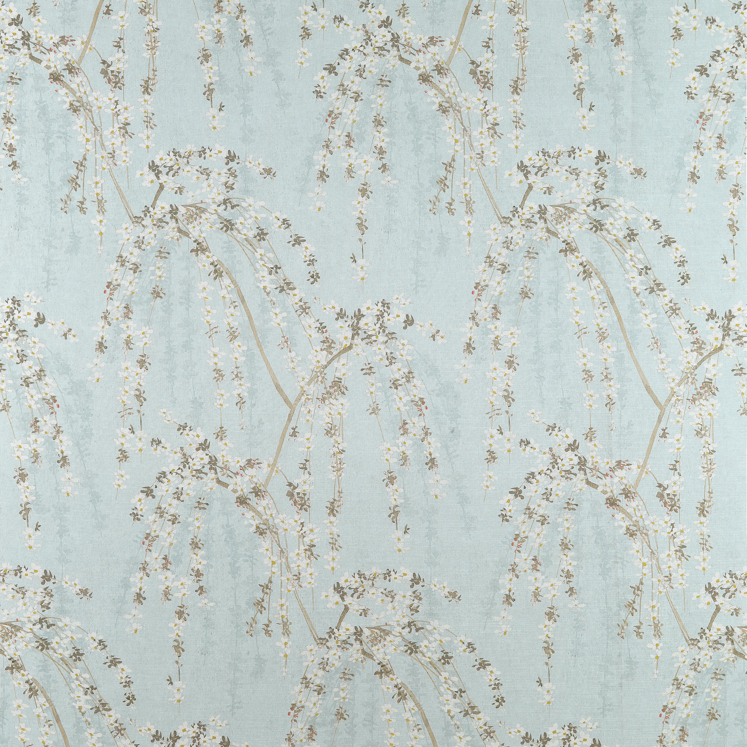 Thibaut Weeping Blossom Fabric - Blue