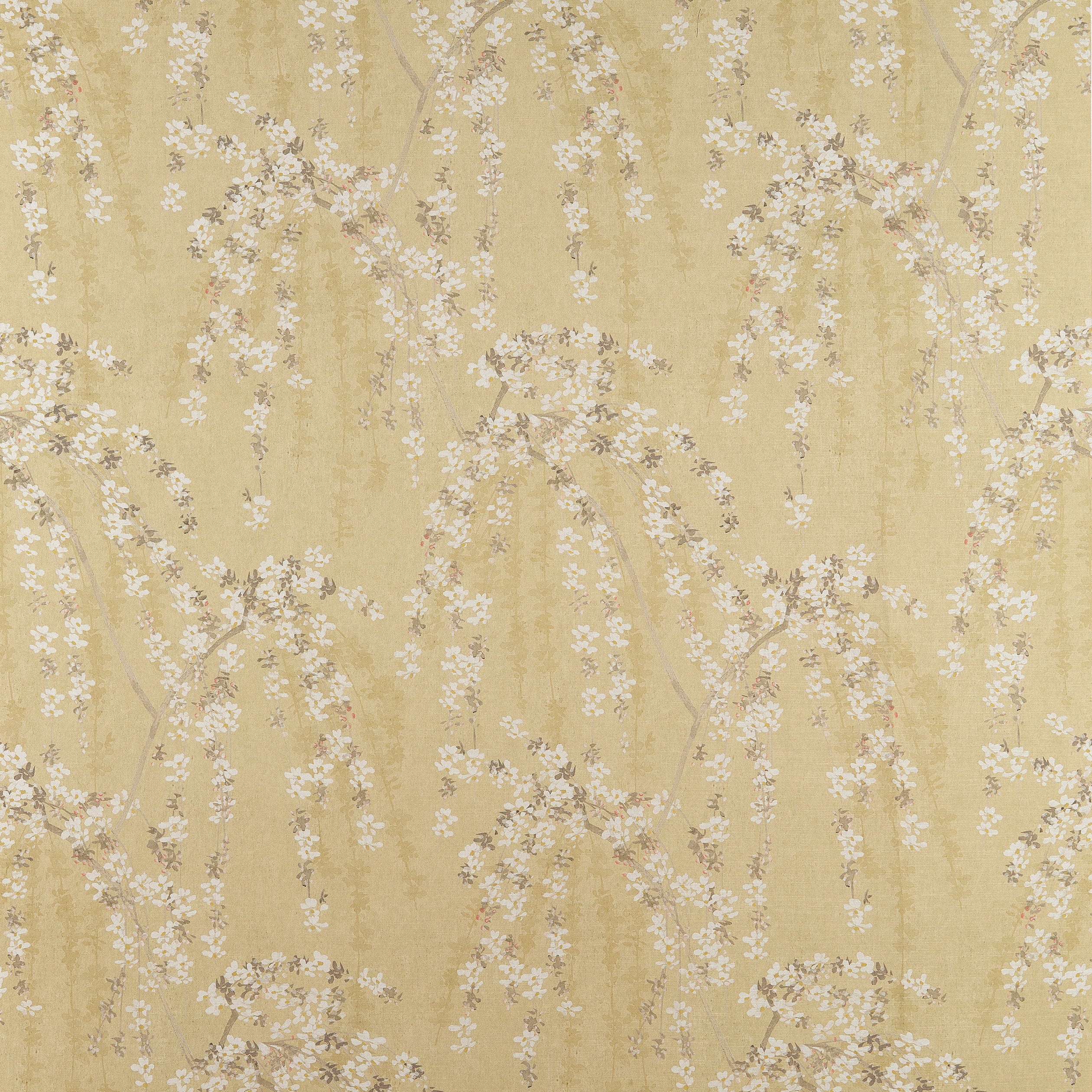 Thibaut Weeping Blossom Fabric - Gold