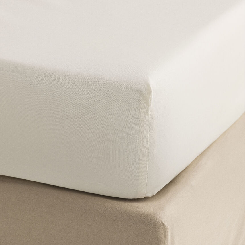 Victoria Sheets and Pillowcases - Light Beige